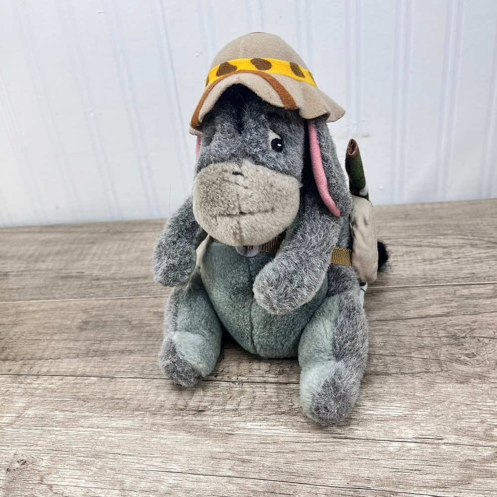 Walt Disney World Safari Eeyore Animal Kingdom Stuffed Plush Animal
